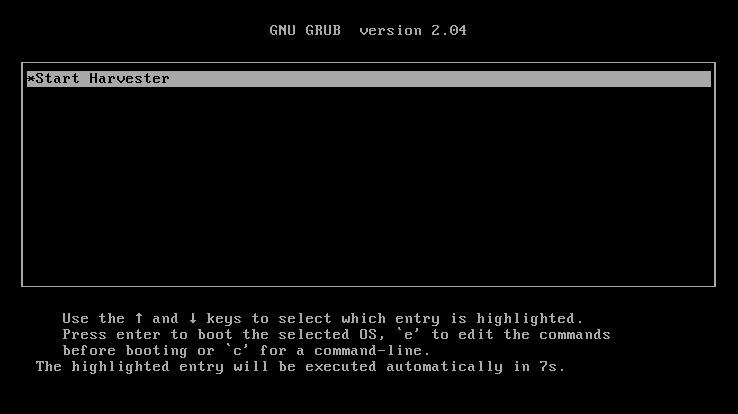 First Start, Grub…